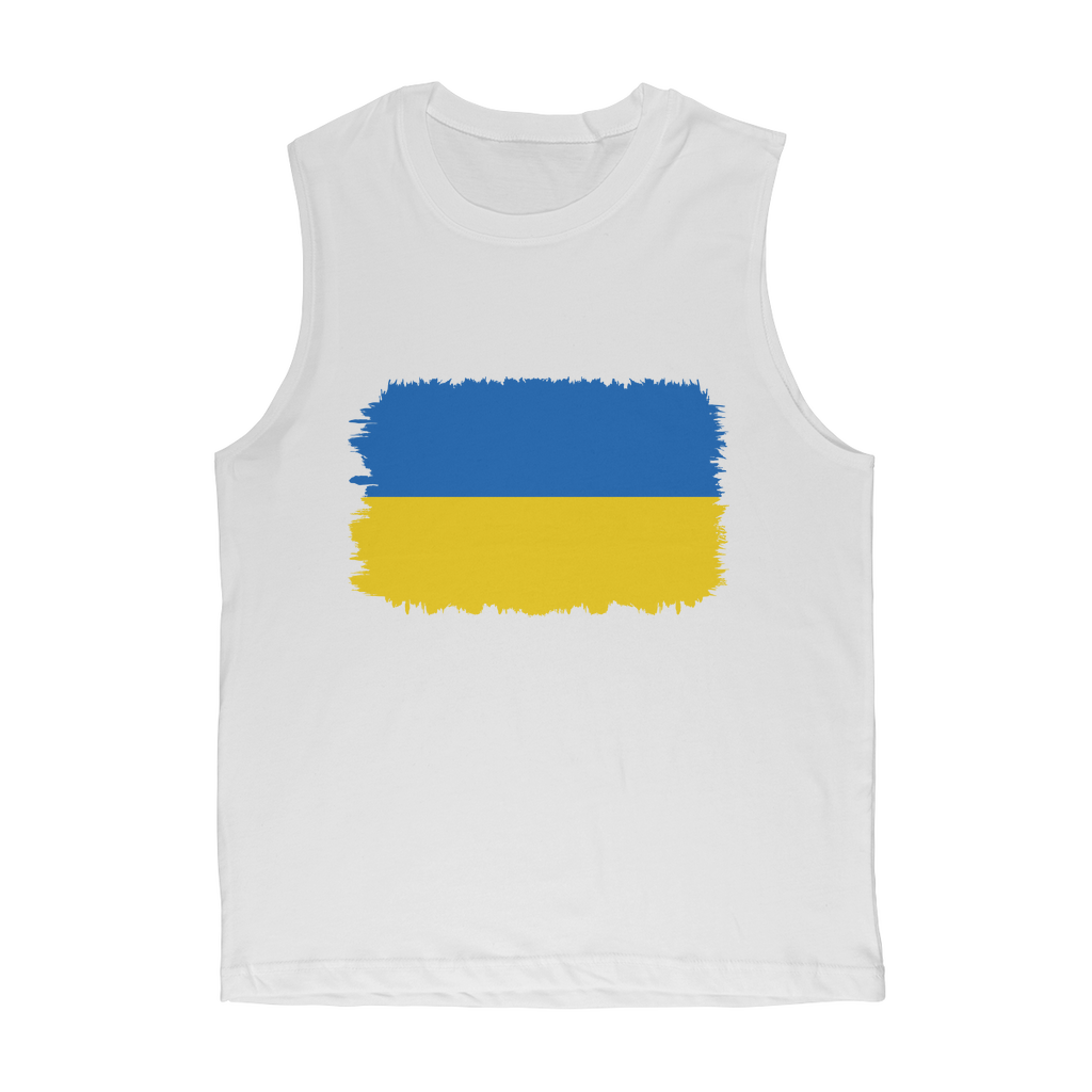 UKRAINE FLAG Classic Adult Muscle Top - Lynendo Trade Store