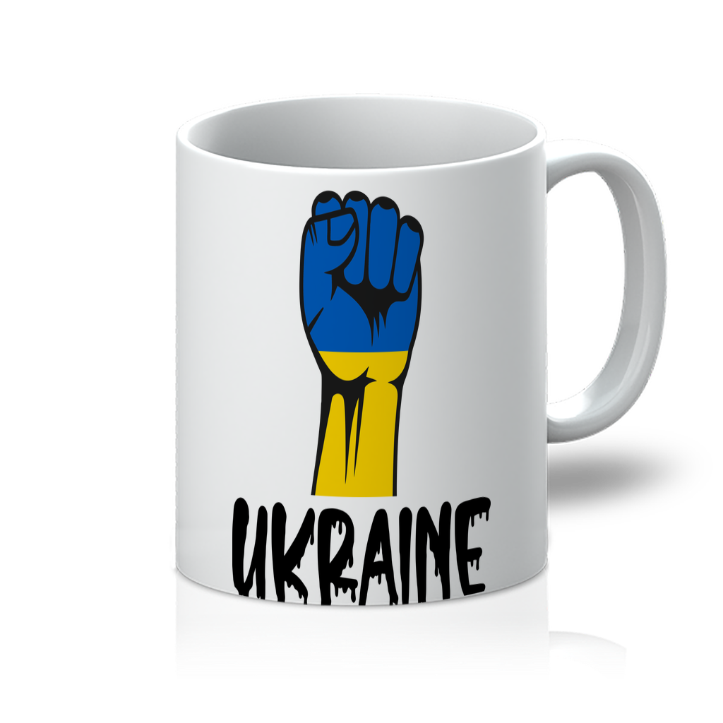 Ukraine Fist 11oz Mug - Lynendo Trade Store