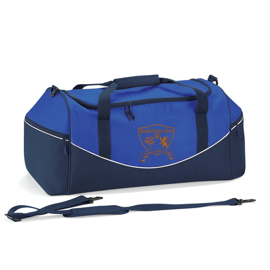 Brooke House (2805) Royal/Navy Printed Team wear Holdall (2795) - Lynendo Trade Store