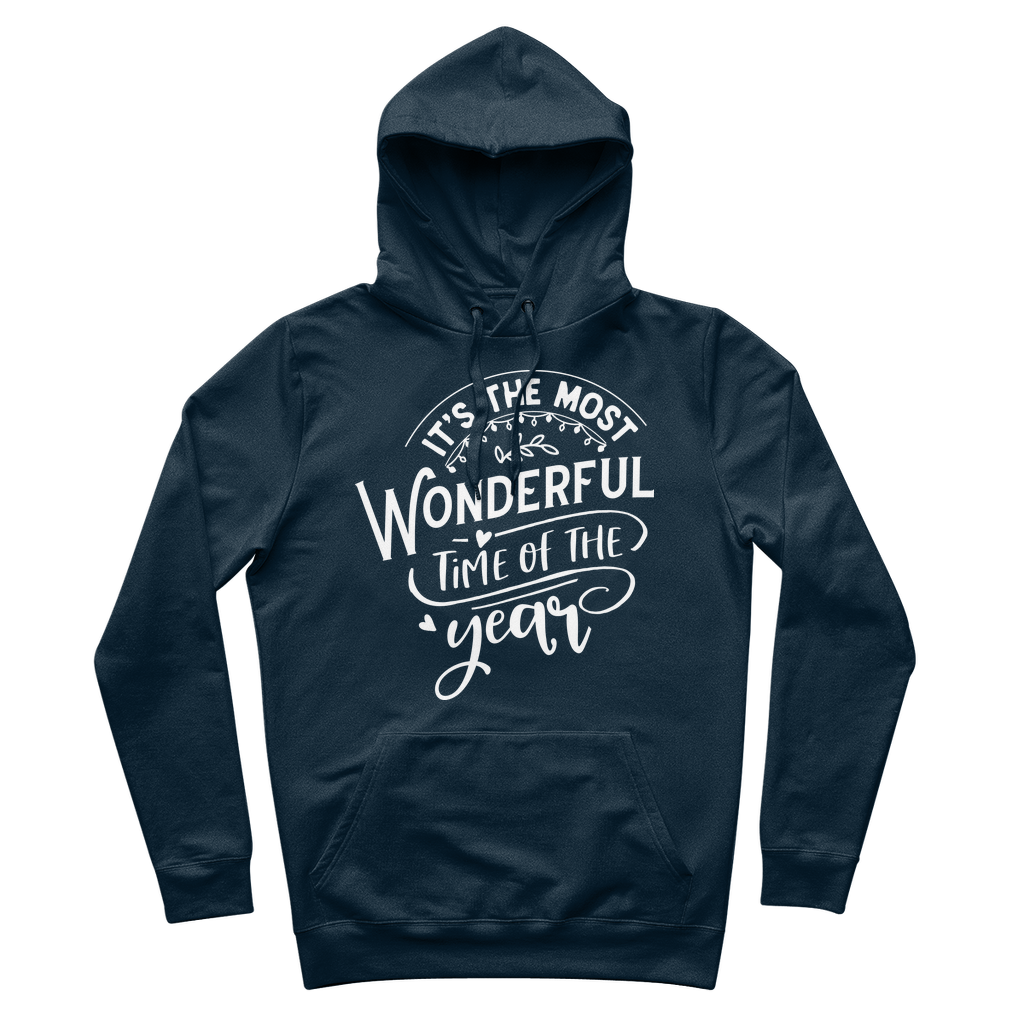 THE MOST WONDERFUL TIME 100% Organic Cotton Hoodie - Lynendo Trade Store