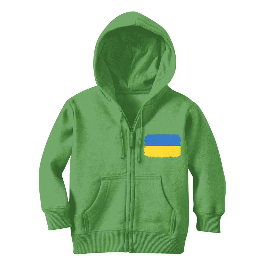 UKRAINE FLAG Classic Kids Zip Hoodie - Lynendo Trade Store