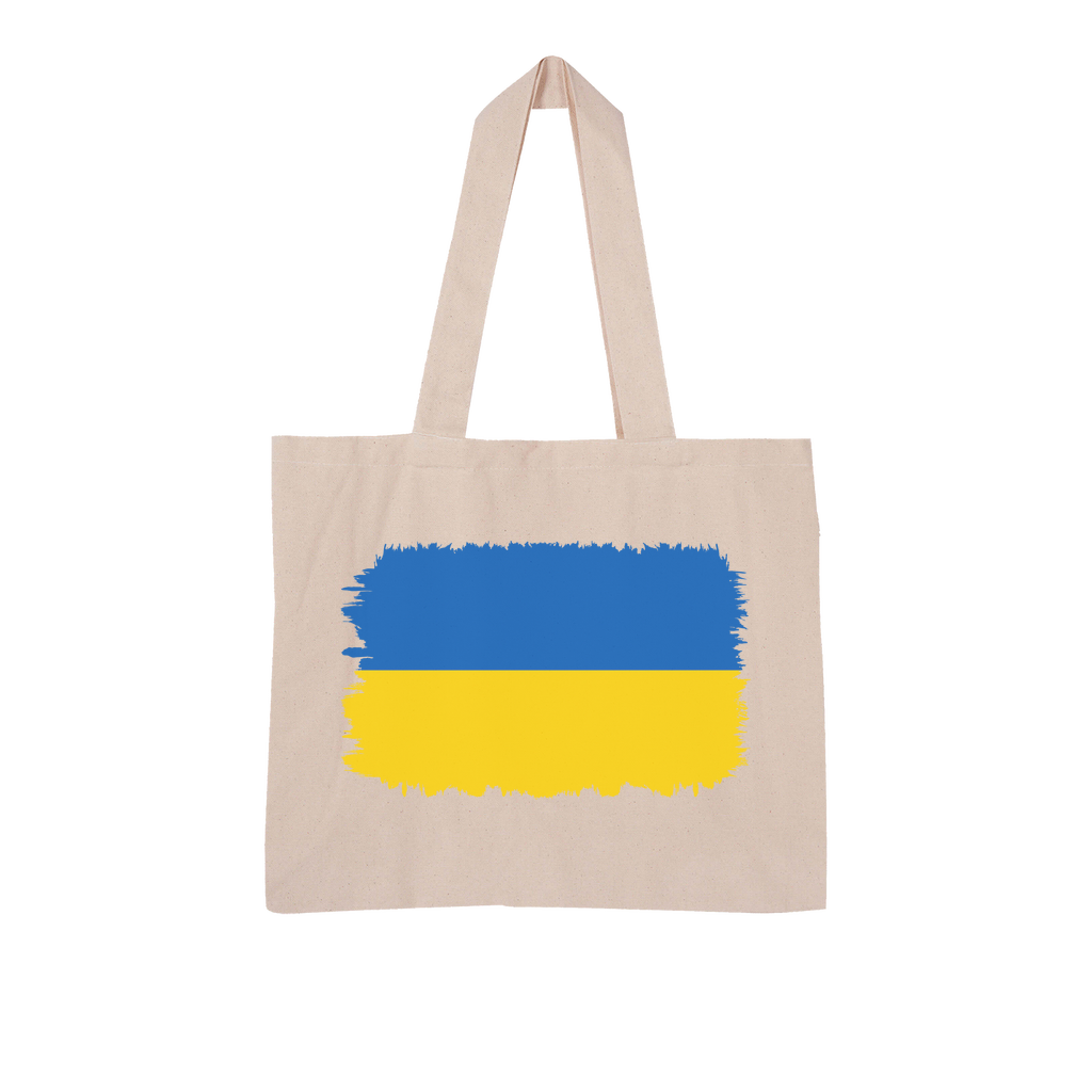 UKRAINE FLAG Large Organic Tote Bag - Lynendo Trade Store