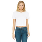 THE MOST WONDERFUL TIME Classic Women's Cropped Raw Edge T-Shirt - Lynendo Trade Store