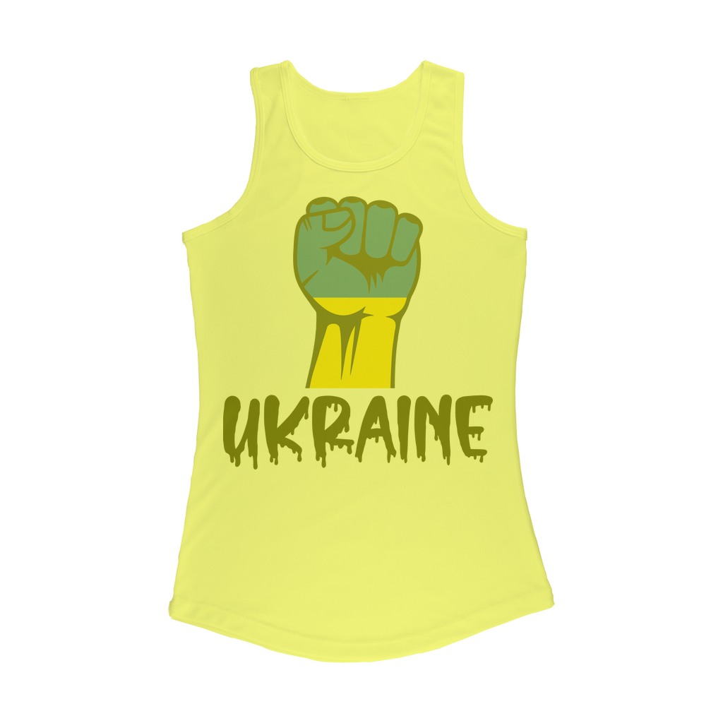 Ukraine Fist Women Performance Tank Top - Lynendo Trade Store