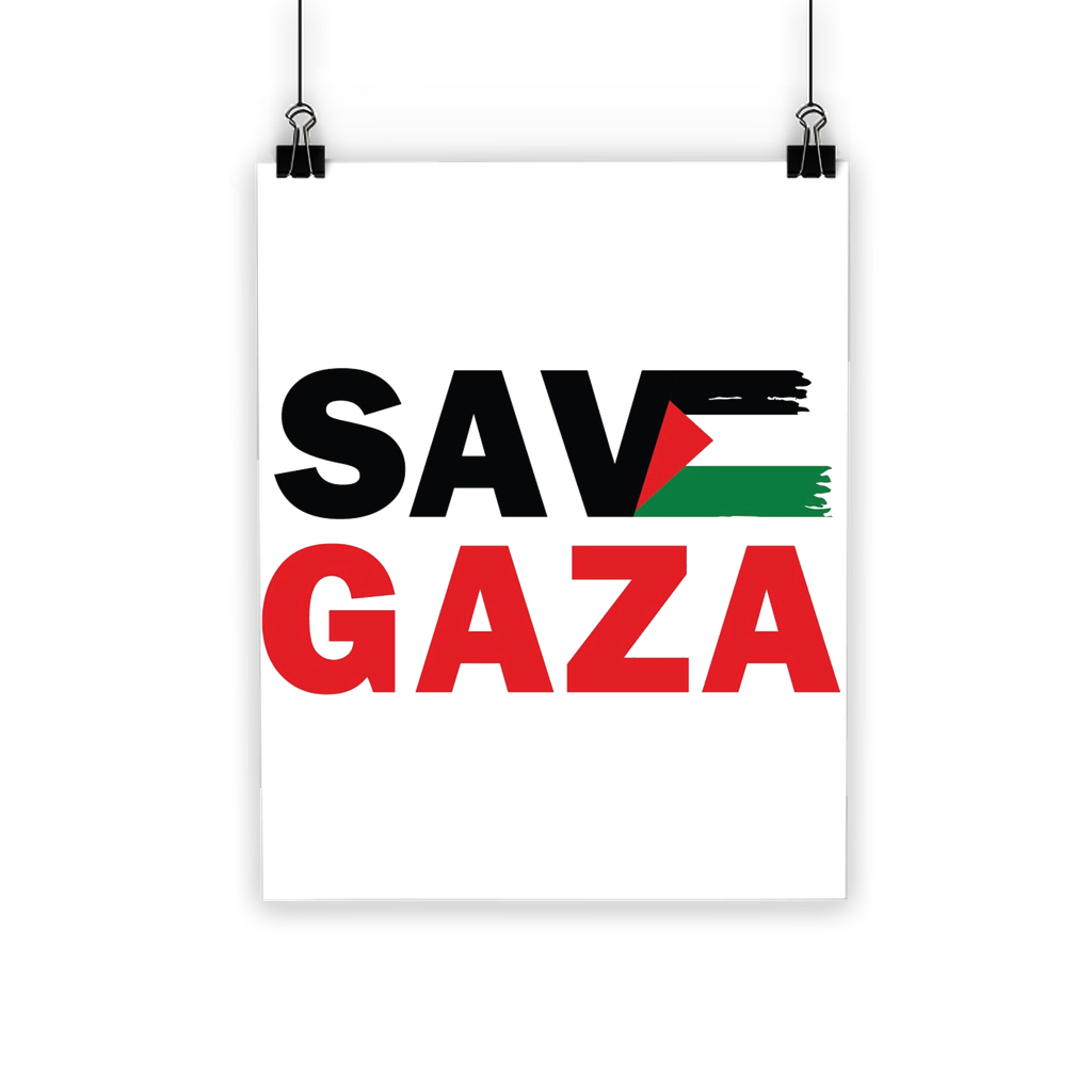 Save Gaza Classic Poster - Lynendo Trade Store