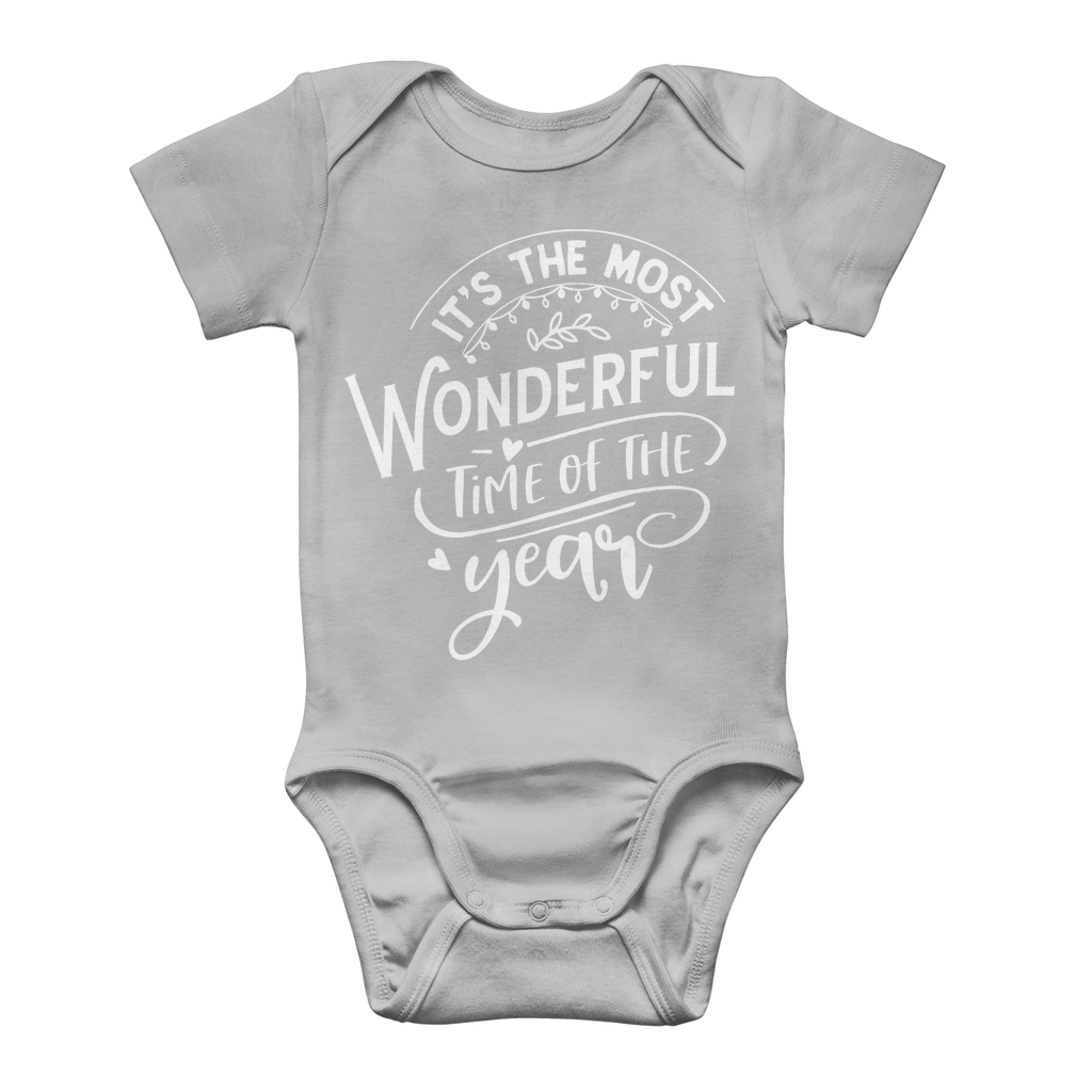 THE MOST WONDERFUL TIME Classic Baby Onesie Bodysuit - Lynendo Trade Store