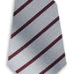 Stock Design Ties Grey with Single Maroon Stripe (5402-9117) - Lynendo Trade Store
