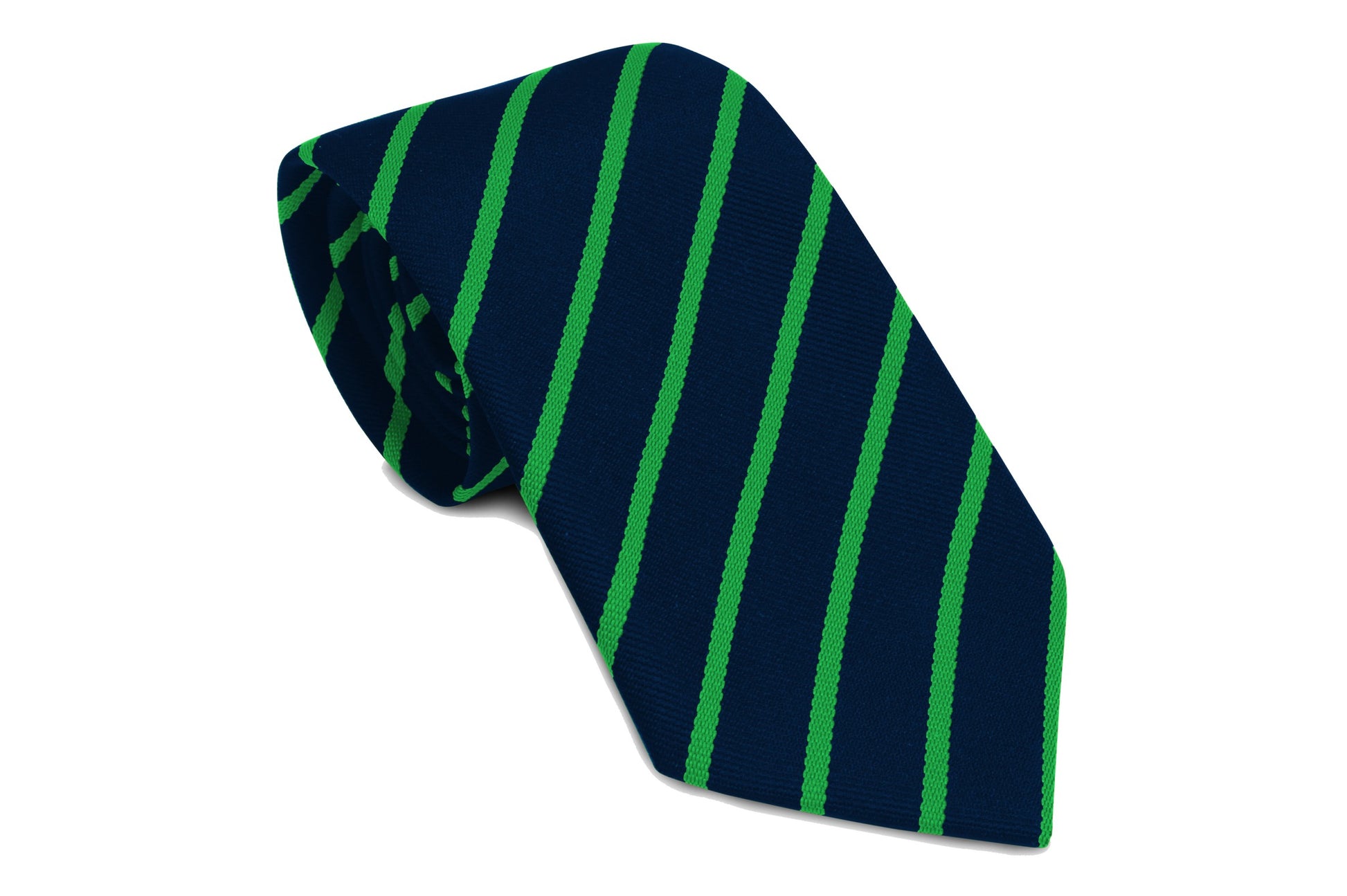 Stock Design Ties Navy with Single Emerald Stripe (5402-9121) - Lynendo Trade Store