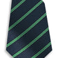 Stock Design Ties Navy with Single Emerald Stripe (5402-9121) - Lynendo Trade Store