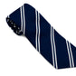 Stock Design Ties Navy with double White Stripe (5403-9203) - Lynendo Trade Store