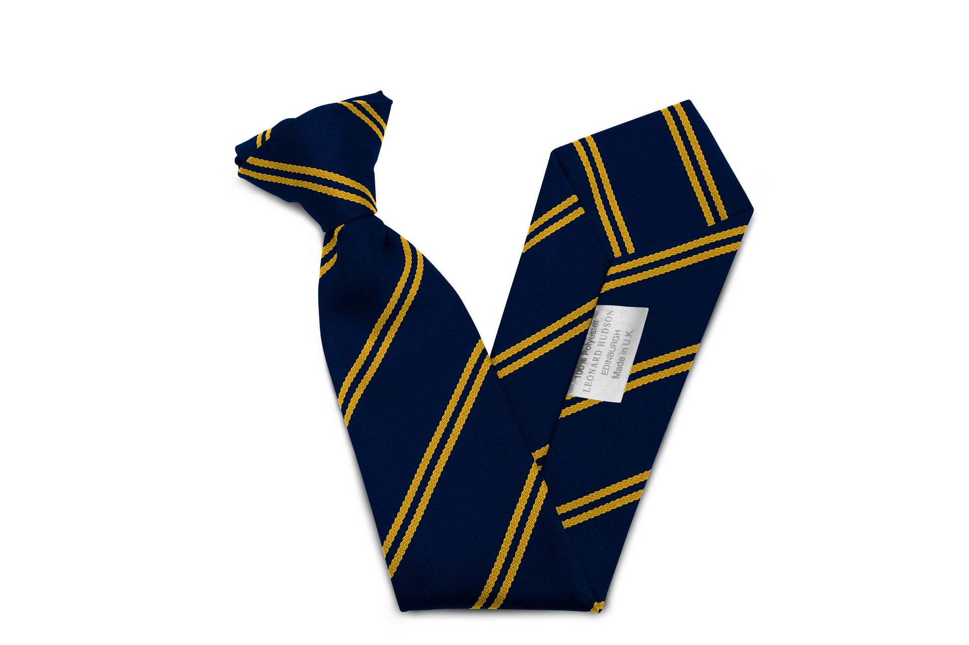 Stock Design Ties Navy with double Gold Stripe (5403-9204) - Lynendo Trade Store