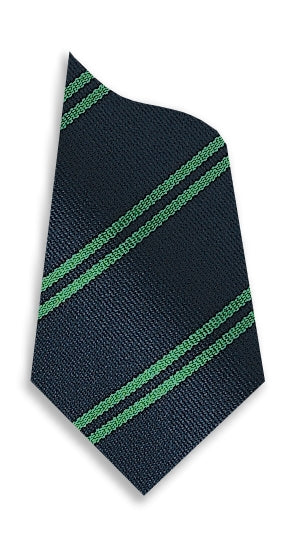 Stock Design Ties Navy with double Emerald Stripe (5403-9213) - Lynendo Trade Store