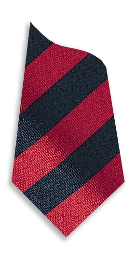 Stock Design Ties in Navy and Red Equal Stripe (5404-9504) - Lynendo Trade Store