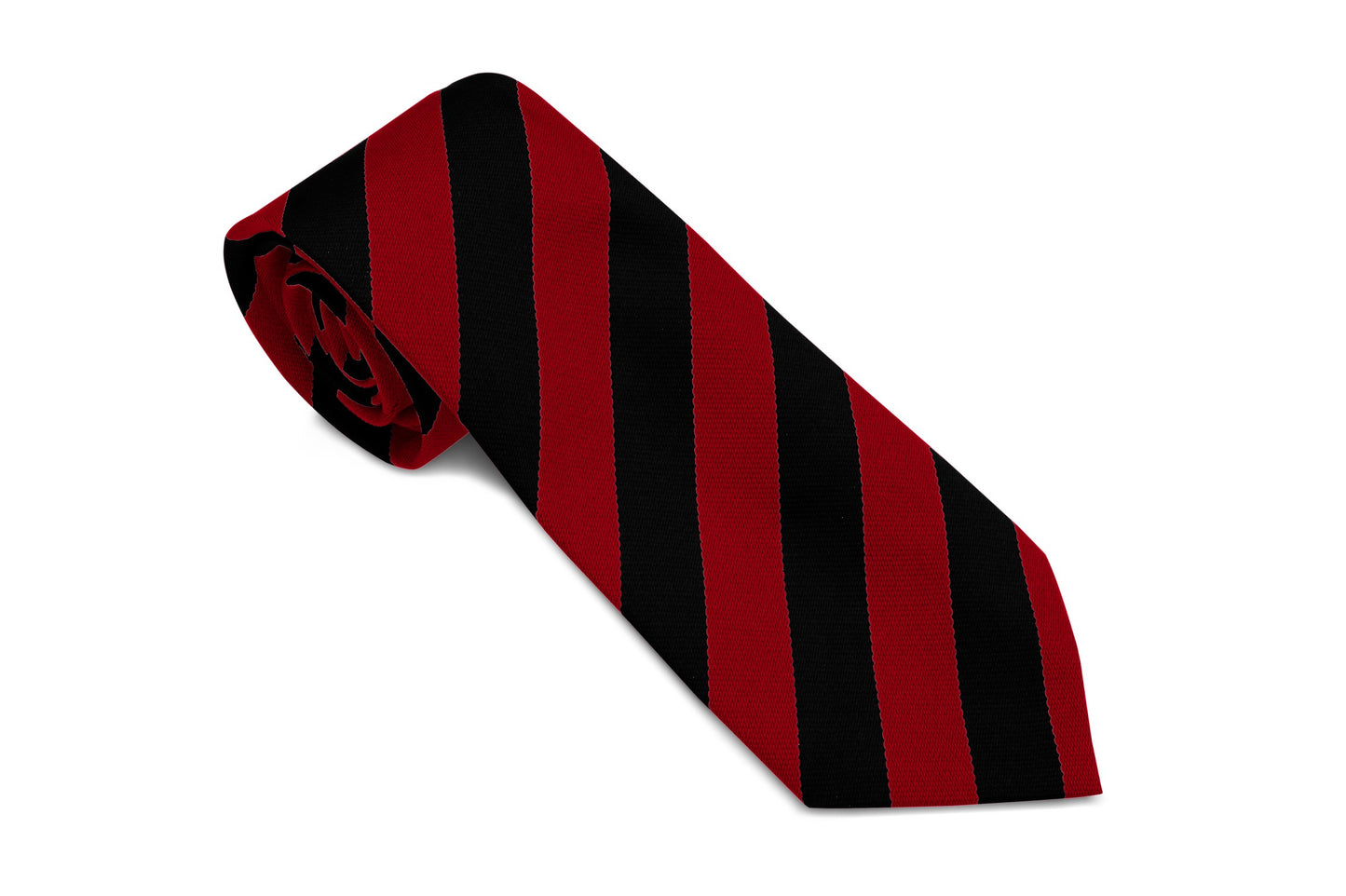Stock Design Ties in Black and Red Equal Stripe (5404-9506) - Lynendo Trade Store