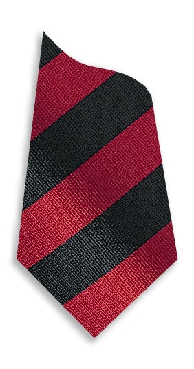 Stock Design Ties in Black and Red Equal Stripe (5404-9506) - Lynendo Trade Store