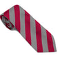 Stock Design Ties in Red and Grey Equal Stripe (5404-9509) - Lynendo Trade Store
