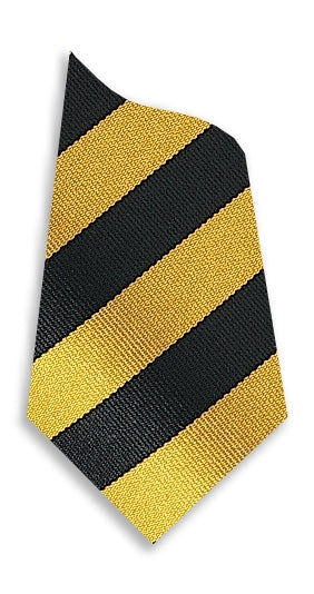 Stock Design Ties in Black and Gold Equal Stripe (5404-9510) - Lynendo Trade Store