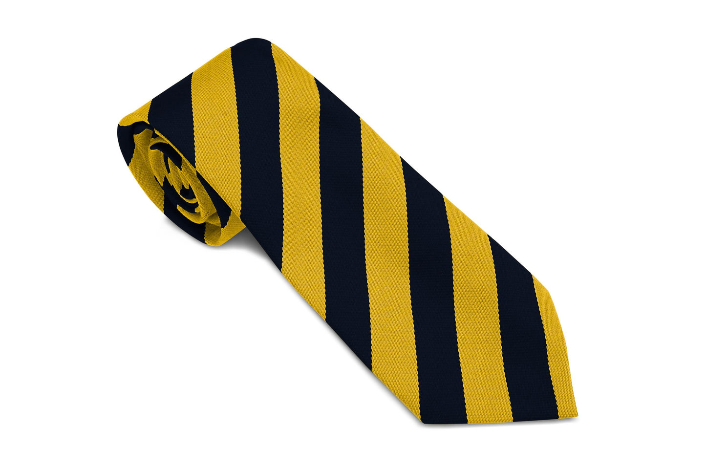 Stock Design Ties in Navy and Gold Equal Stripe (5404-9513) - Lynendo Trade Store
