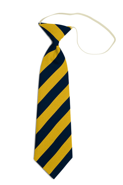 Stock Design Ties in Navy and Gold Equal Stripe (5404-9513) - Lynendo Trade Store