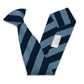 Stock Design Ties in Navy and Sky Equal Stripe (5404-9518) - Lynendo Trade Store