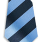 Stock Design Ties in Navy and Sky Equal Stripe (5404-9518) - Lynendo Trade Store