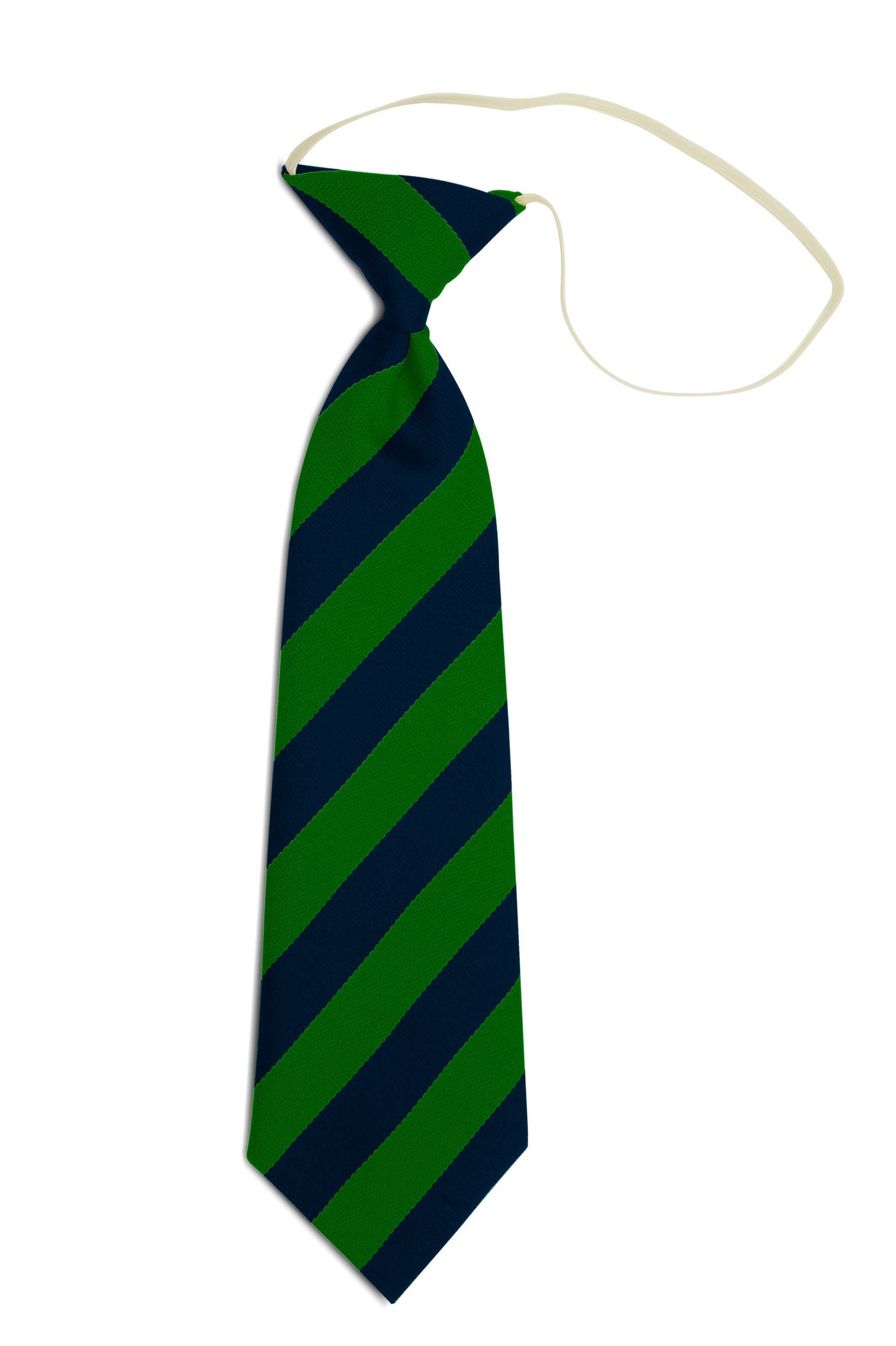 Stock Design Ties in Navy and Emerald Equal Stripe (5404-9519) - Lynendo Trade Store