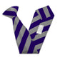 Stock Design Ties in Royal and Grey Equal Stripe (5404-9520) - Lynendo Trade Store