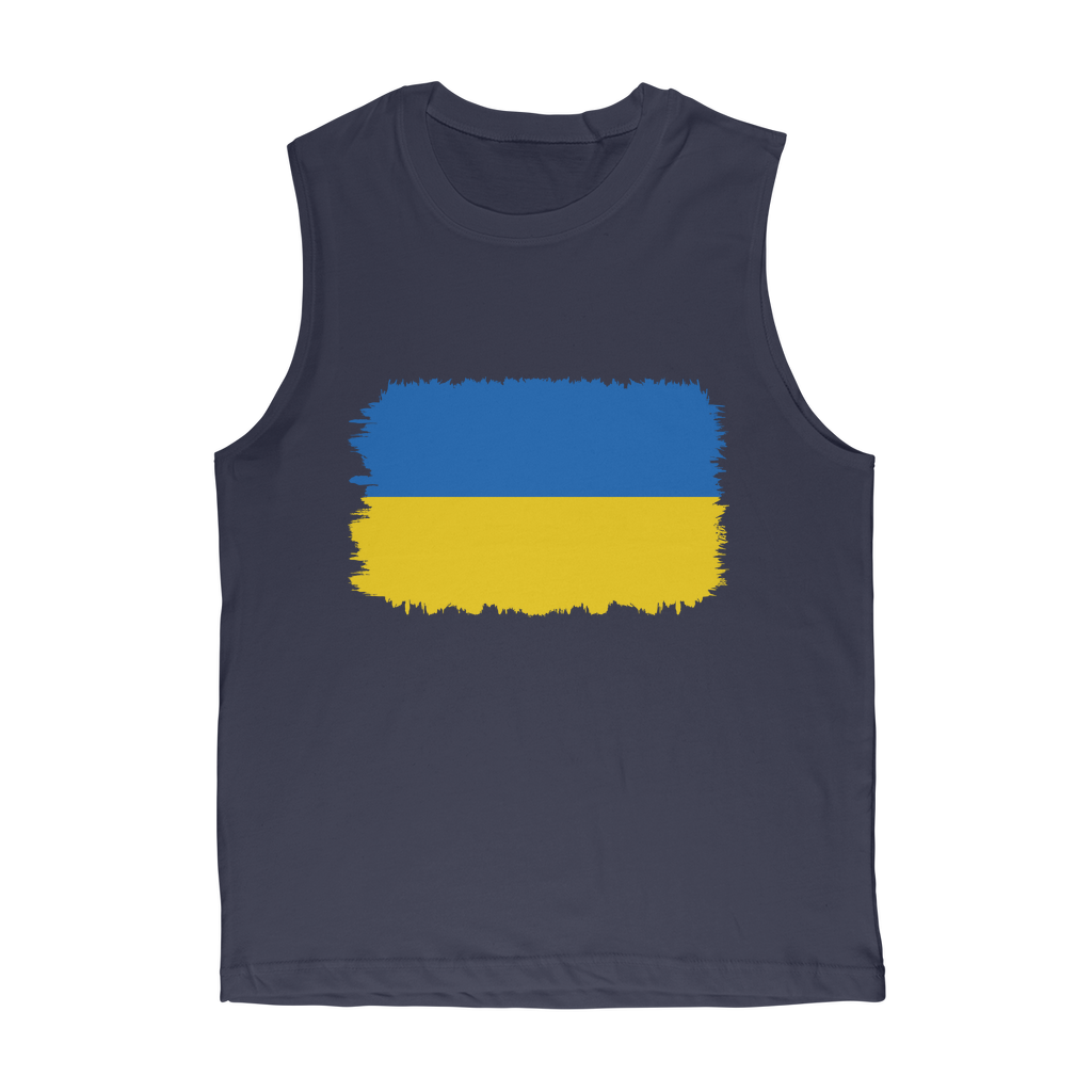 UKRAINE FLAG Classic Adult Muscle Top - Lynendo Trade Store