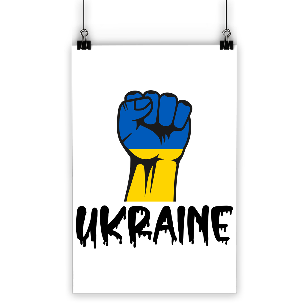 Ukraine Fist Classic Poster - Lynendo Trade Store