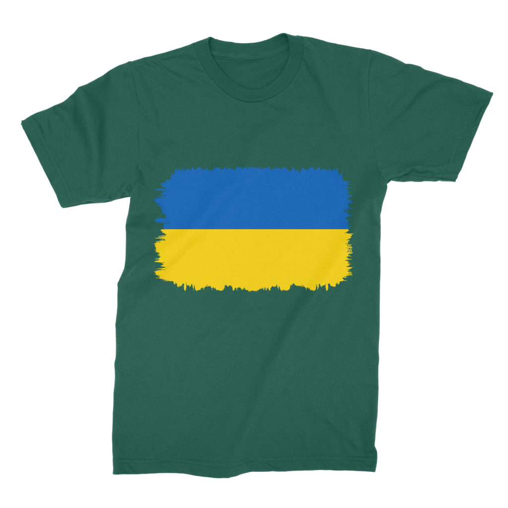 UKRAINE FLAG Premium Jersey Adult T-Shirt - Lynendo Trade Store