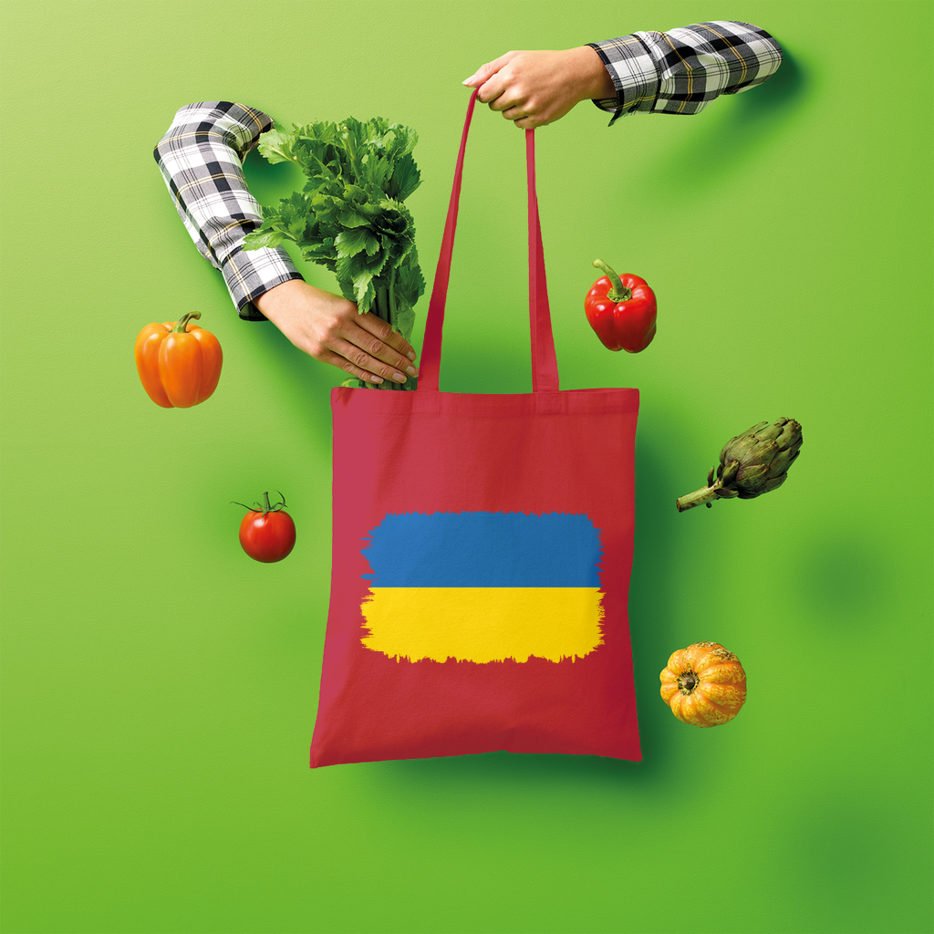 UKRAINE FLAG Shopper Tote Bag - Lynendo Trade Store