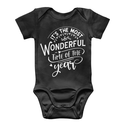 THE MOST WONDERFUL TIME Classic Baby Onesie Bodysuit - Lynendo Trade Store