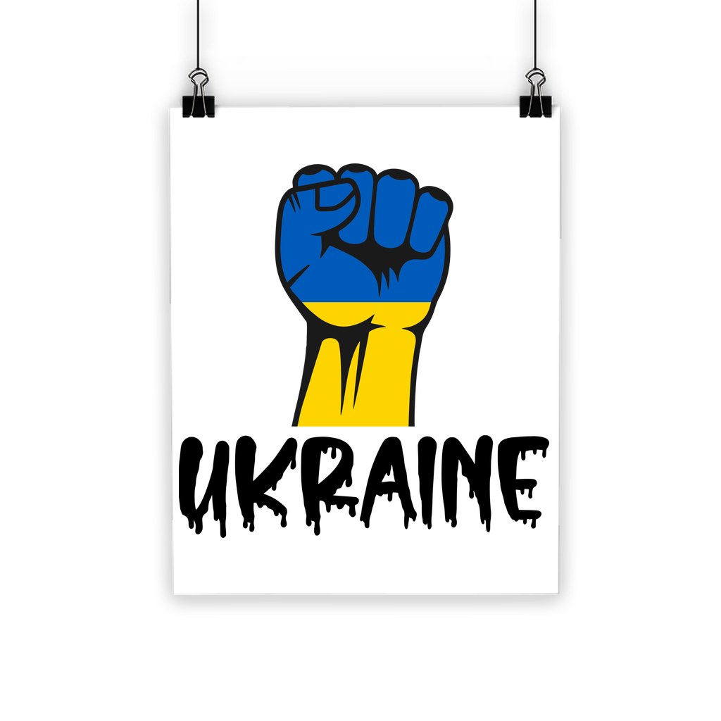 Ukraine Fist Classic Poster - Lynendo Trade Store