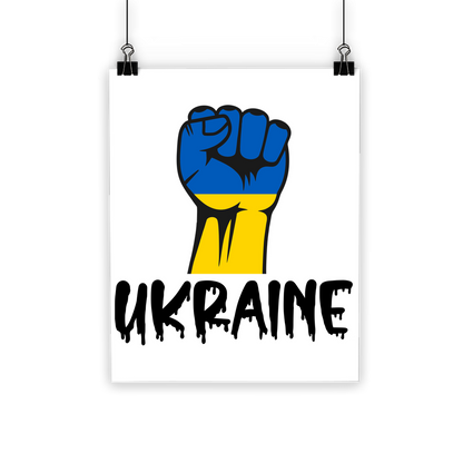 Ukraine Fist Classic Poster - Lynendo Trade Store