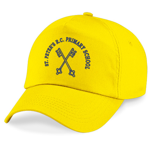 St Peter's (35040) Yellow Baseball Cap (8004) - Lynendo Trade Store