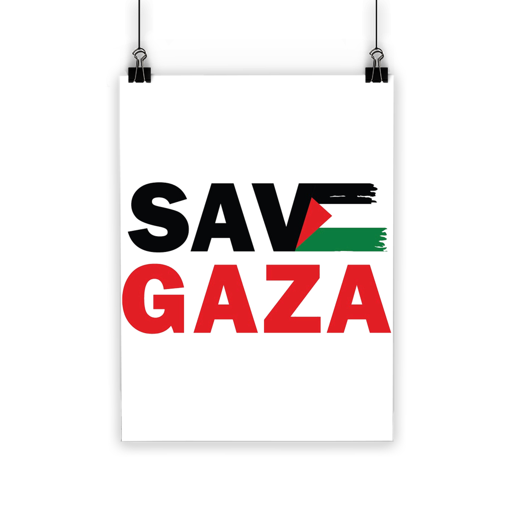 Save Gaza Classic Poster - Lynendo Trade Store