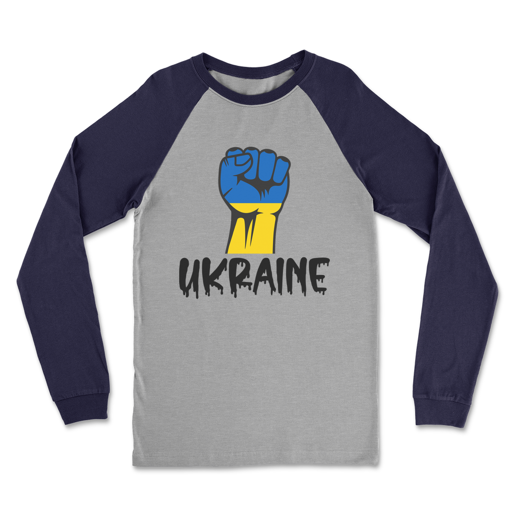 Ukraine Fist Classic Raglan Long Sleeve Shirt - Lynendo Trade Store