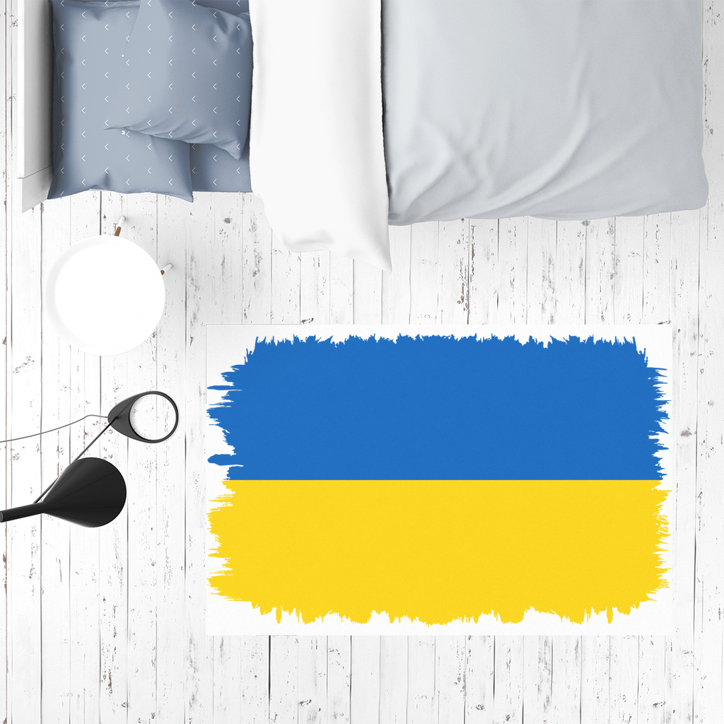 UKRAINE FLAG Sublimation Mat / Carpet / Rug / Play Mat / Pet Feeding Mat - Lynendo Trade Store