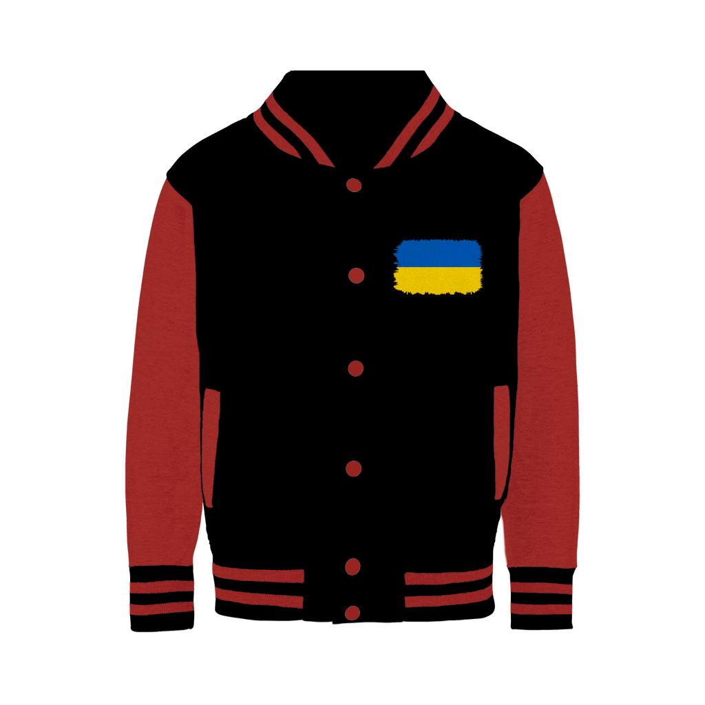 UKRAINE FLAG Varsity Jacket - Lynendo Trade Store