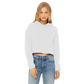 THE MOST WONDERFUL TIME Ladies Cropped Raw Edge Hoodie - Lynendo Trade Store