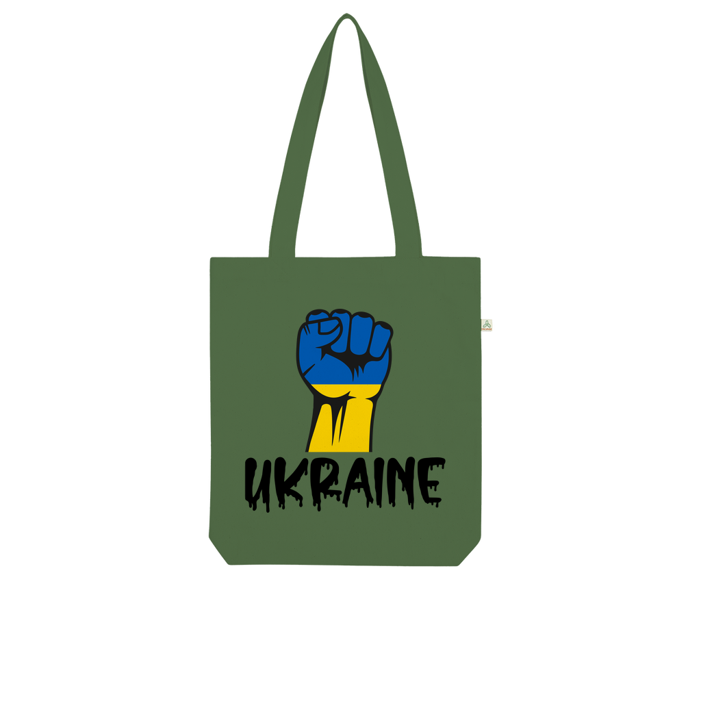 Ukraine Fist Organic Tote Bag - Lynendo Trade Store