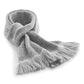 Classic Knitted Scarf with Tassels- Classic Knit Scarf- Senior School/ Adult