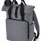 RECYCLED TWIN HANDLE ROLL TOP LAPTOP BACKPACK - BAGBASE - Lynendo Trade Store