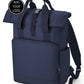 RECYCLED TWIN HANDLE ROLL TOP LAPTOP BACKPACK - BAGBASE - Lynendo Trade Store