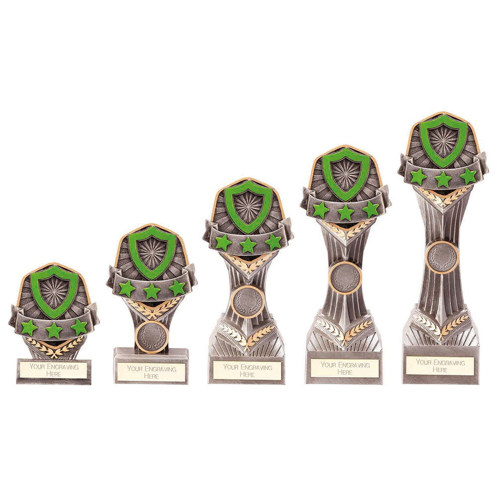 Falcon School House Award Trophy - Green - Lynendo Trade Store