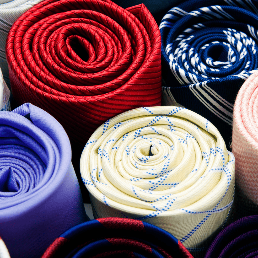 Ties - Classic Rolled up Custom Bespoke Ties