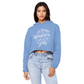 THE MOST WONDERFUL TIME Cropped Raw Edge Boyfriend Hoodie - Lynendo Trade Store