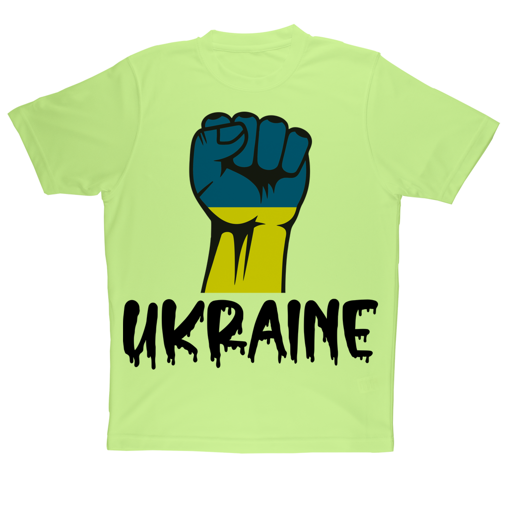 Ukraine Fist Sublimation Performance Adult T-Shirt - Lynendo Trade Store