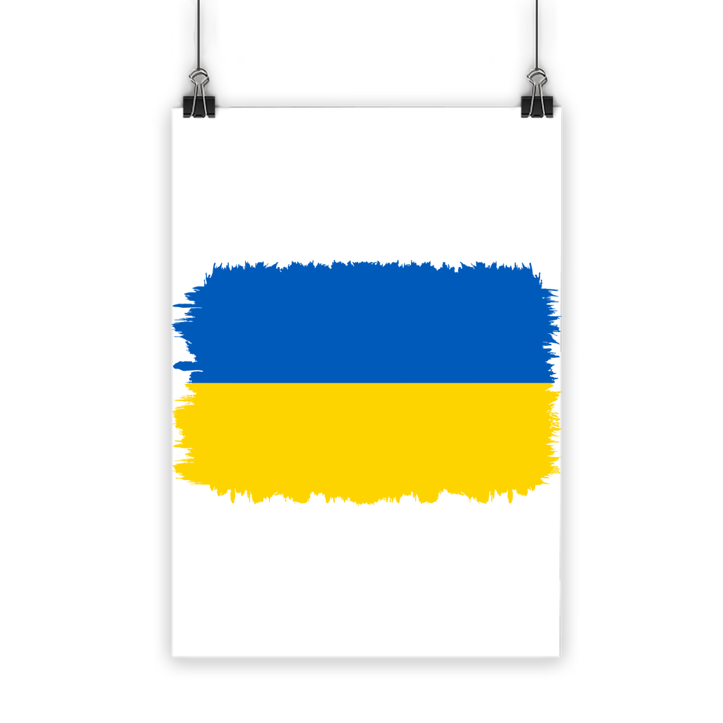 UKRAINE FLAG Classic Poster - Lynendo Trade Store