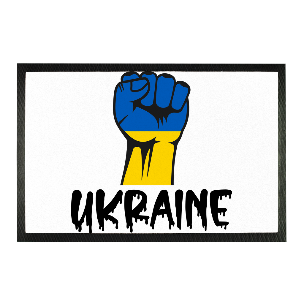 Ukraine Fist Sublimation Doormat - Lynendo Trade Store